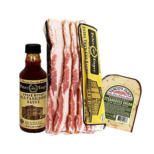 Peter Luger Steak Sauce, Peter Luger Bacon, Yancey's Steakhouse Onion