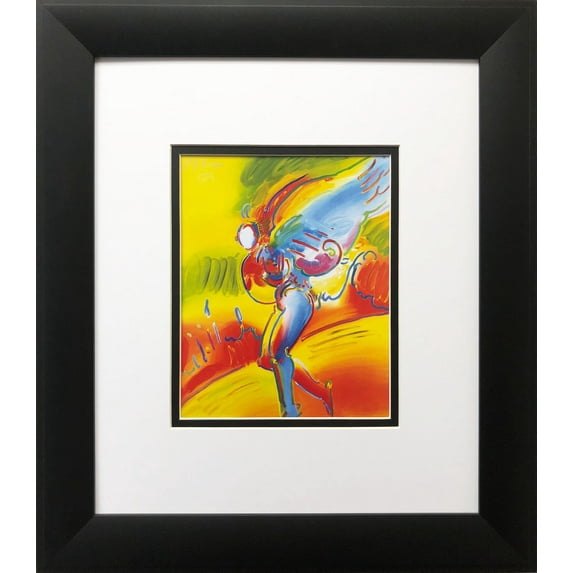 Peter Max "Angel on Sun" NEWLY CUSTOM FRAMED Generic