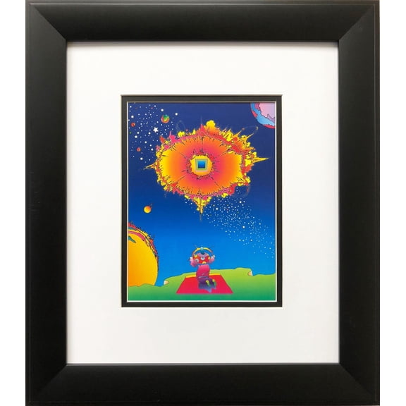 Peter Max "Singularity Star" CUSTOM FRAMED Print Generic