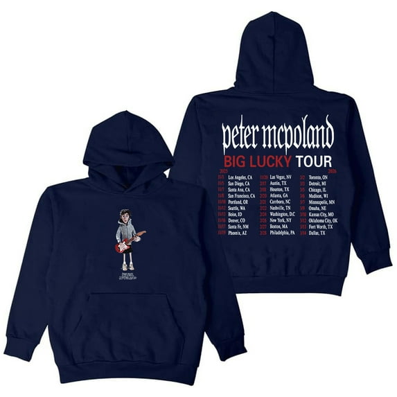 Peter McPoland Big Lucky Tour 2026 Hoodie Long Sleeve Streetwear Men Women Hooded Sweatshirt