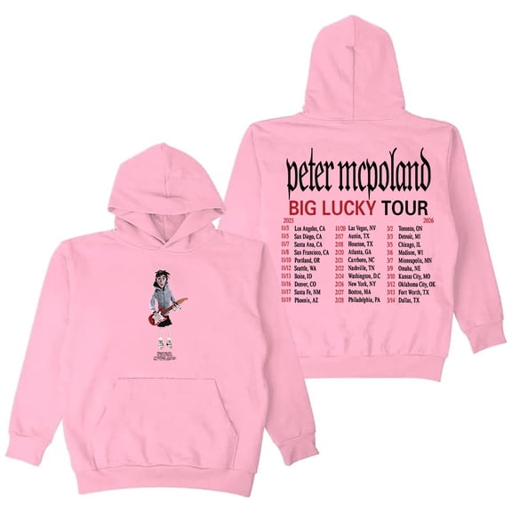 Peter McPoland Big Lucky Tour 2026 Hoodie Long Sleeve Streetwear Men Women Hooded Sweatshirt