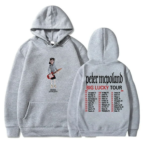 Peter McPoland Big Lucky Tour Merch Hoodies Cosplay Women Men Fashion Long Sleeve Sweatshirts