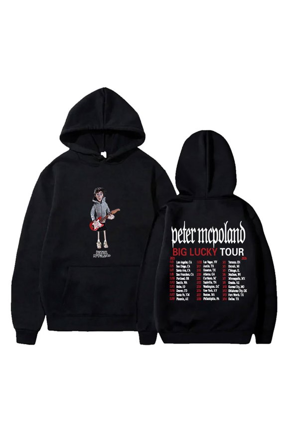 Peter McPoland Big Lucky Tour Merch Hoodies Cosplay Women Men Fashion Long Sleeve Sweatshirts