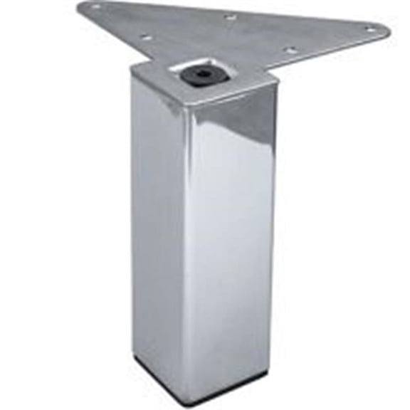 Peter Meier PMI556.10.71 4 in. Adjustable Square Leg, Gray - Pack of 4