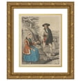 thumbnail image 1 of Peter Michal Bohúň 12x14 Gold Ornate Wood Frame and Double Matted Museum Art Print Titled - Slovaks from Horna Orava (1847), 1 of 4