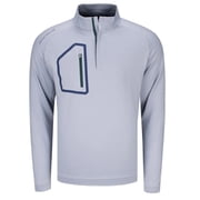 Peter Millar Mens Forge Performance Quarter Zip Gale Small