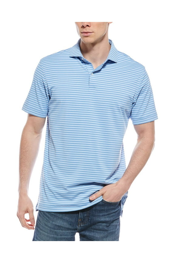 mens  Bridge Performance Jersey Polo Shirt, s, Blue