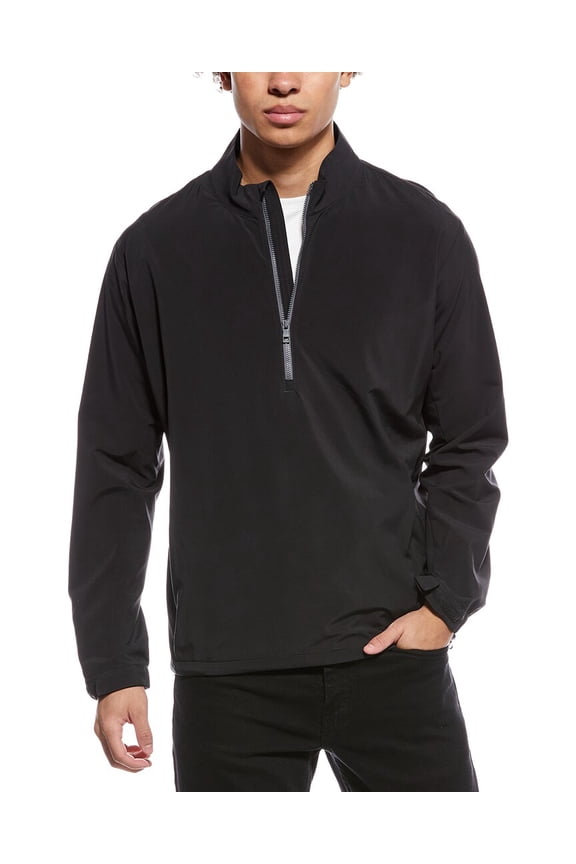mens Dunes 1/2-Zip Pullover, m, Black