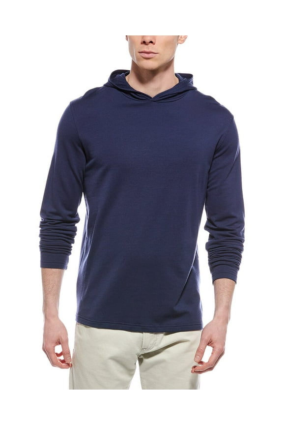 mens  Excursionist Flex Wool-Blend Hoodie, s, Blue