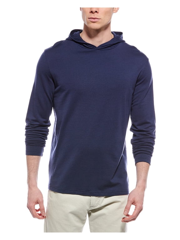 mens Excursionist Flex Wool-Blend Hoodie, s, Blue