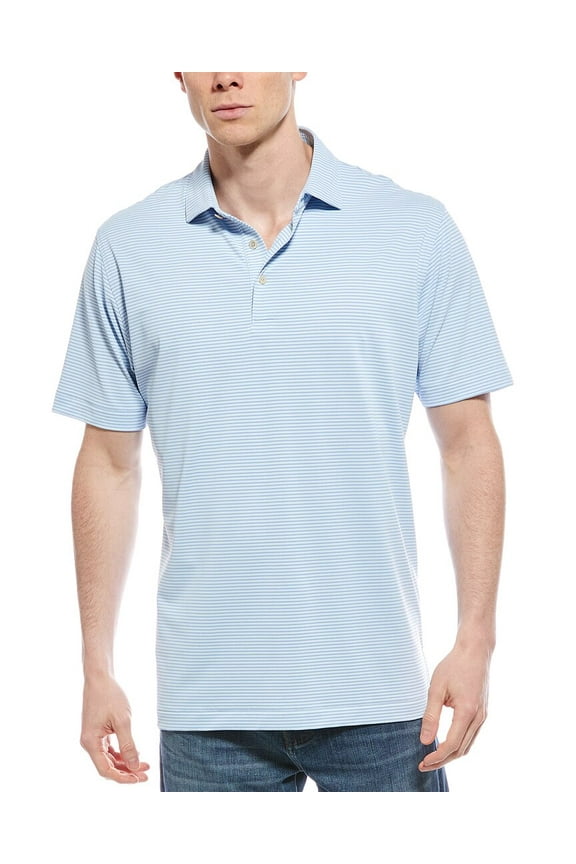 mens  Grace Performance Mesh Polo Shirt, s, Blue
