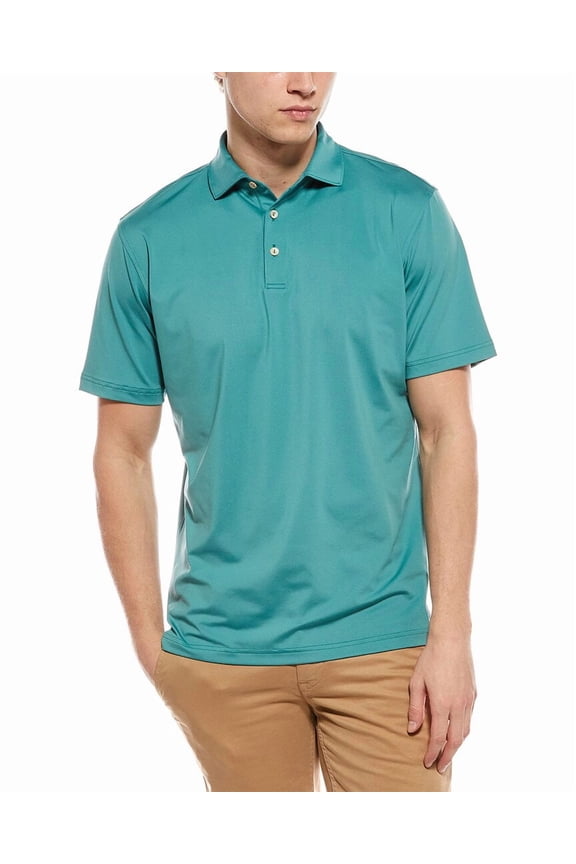 mens  Polo Shirt, XL, Blue