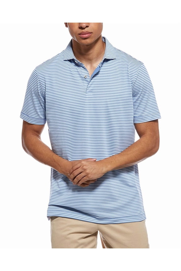 mens Polo Shirt, XL, Blue