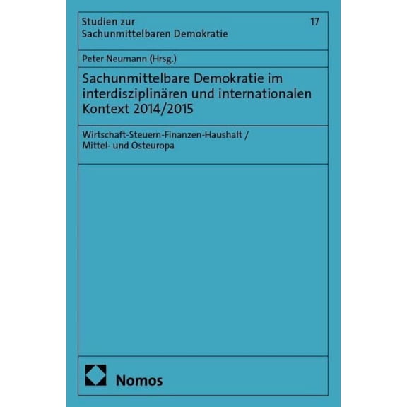 Peter Neumann Sachunmittelbare Demokratie im interdisziplinren und internationalen (Paperback)