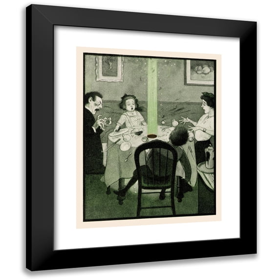 Peter Newell 15x18 Black Modern Framed Museum Art Print Titled - The Rocket Book Pl 02 (1912)