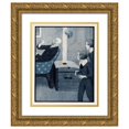 thumbnail image 1 of Peter Newell 15x18 Gold Ornate Wood Frame and Double Matted Museum Art Print Titled - The Rocket Book Pl 03 (1912), 1 of 4