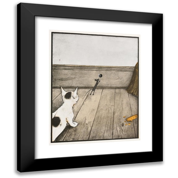 Peter Newell 19x24 Black Modern Framed Museum Art Print Titled - The Hole Book Pl 18 (1908)