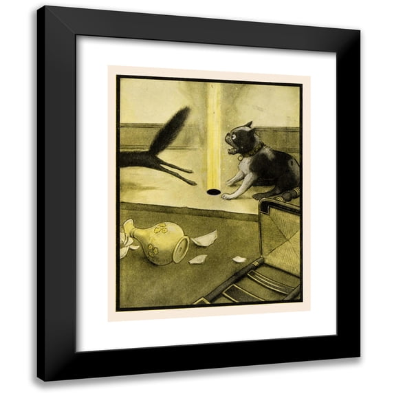 Peter Newell 19x24 Black Modern Framed Museum Art Print Titled - The Rocket Book Pl 11 (1912)