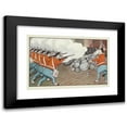 thumbnail image 1 of Peter Newell 24x17 Black Modern Framed Museum Art Print Titled - ‘Halt!’ Sharply Cried the Captain. ‘Fire’ (1904), 1 of 5