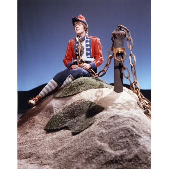 Peter Noone Tied on Chain in Red Long Sleeves With Cap Photo Print (24 x 30)
