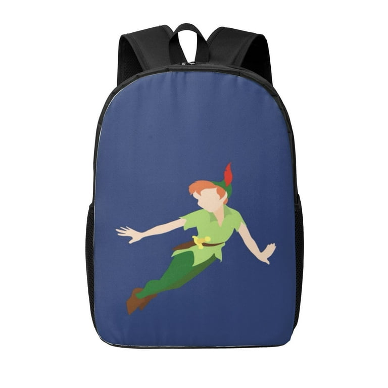 Peter Pan Cartoon Backpacks Lightweight 17 Inch Large Peter Pan Cartoon Backpacks Lightweight 17 Inch Large