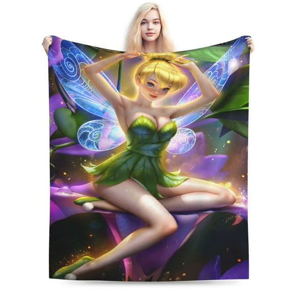 Peter Pan Cartoon Fleece Blanket for Boys Girls Kids, Ultra Soft Cozy Warm Flannel Throw Blankets, Plush Blanket Gifts for Bed Sofa Living Room Couch Home Decor 40"X30"