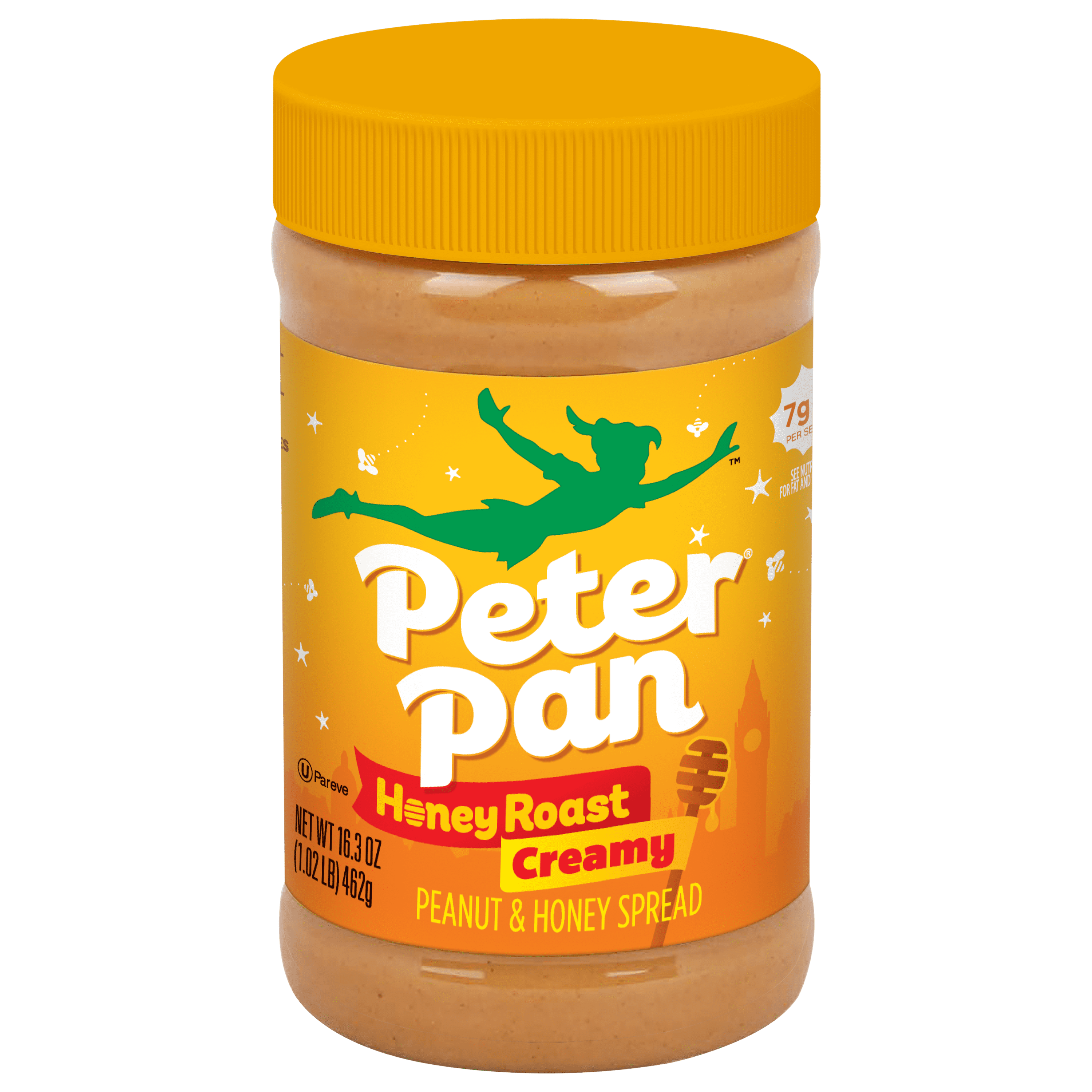 Peter Pan Creamy Honey Roast Peanut Butter Spread, 16.3 oz Jar