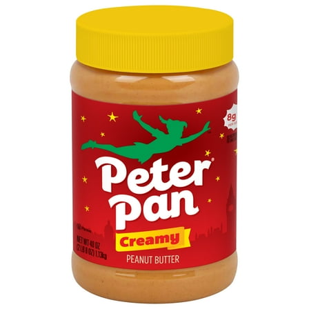 Peter Pan Creamy Peanut Butter Spread, Smooth, Gluten-Free, 40 oz Jar