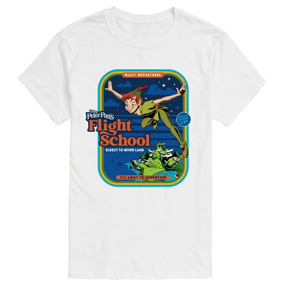 Peter Pan - Flight School - Men's  Short Sleeve Graphic T-Shirt