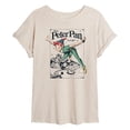 thumbnail image 1 of Peter Pan - Flying - Juniors Oversized Graphic T-Shirt, 1 of 4
