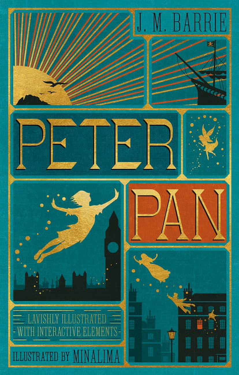 JAMES MATTHEW BARRIE; MINALIMA LTD Peter Pan (Minalima Edition) (Lllustrated with Interactive Elements), (Hardcover)