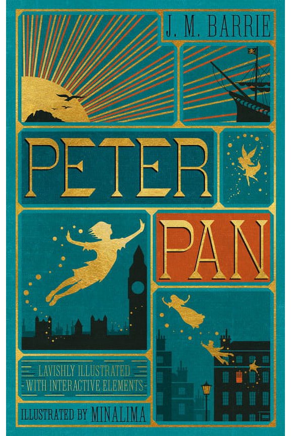 Peter Pan (Minalima Edition) (Lllustrated with Interactive Elements), (Hardcover)
