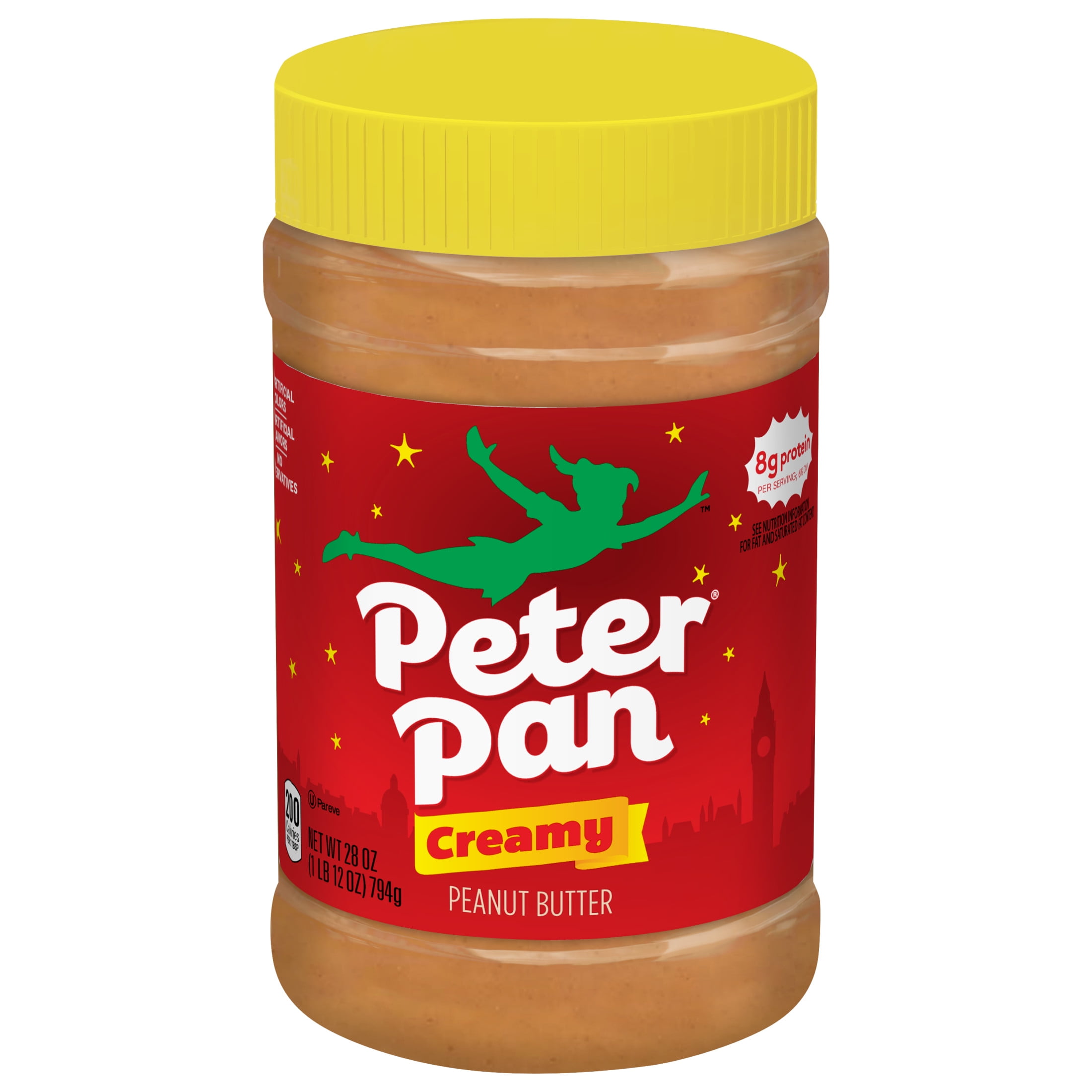 Peter Pan Original Creamy Peanut Butter Spread, Smooth, Gluten-Free, 28 oz Jar
