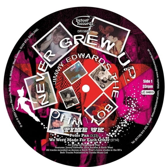 Time Uk Peter Pan (Pd) (Vinyl Record) 7" Single