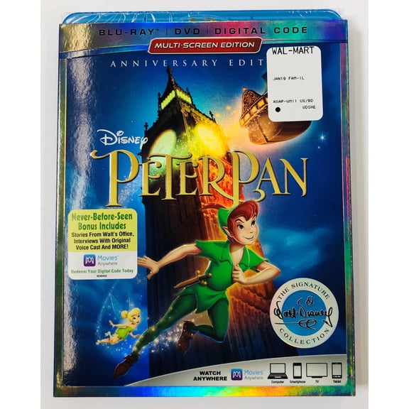 Pre-Owned Peter Pan Signature Collection (Blu-ray + DVD + Digital Code)