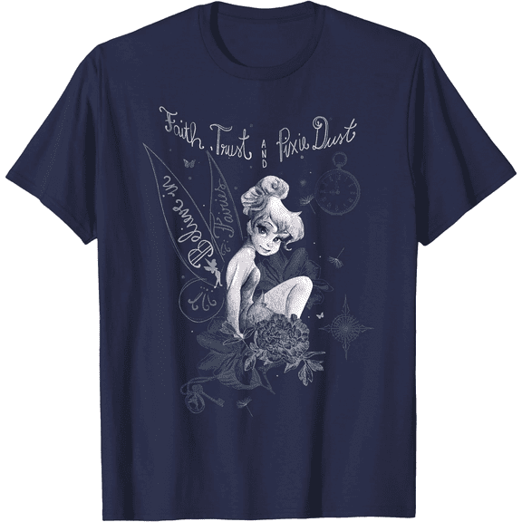 Peter Pan Tinker Bell Believe Drawing Portrait