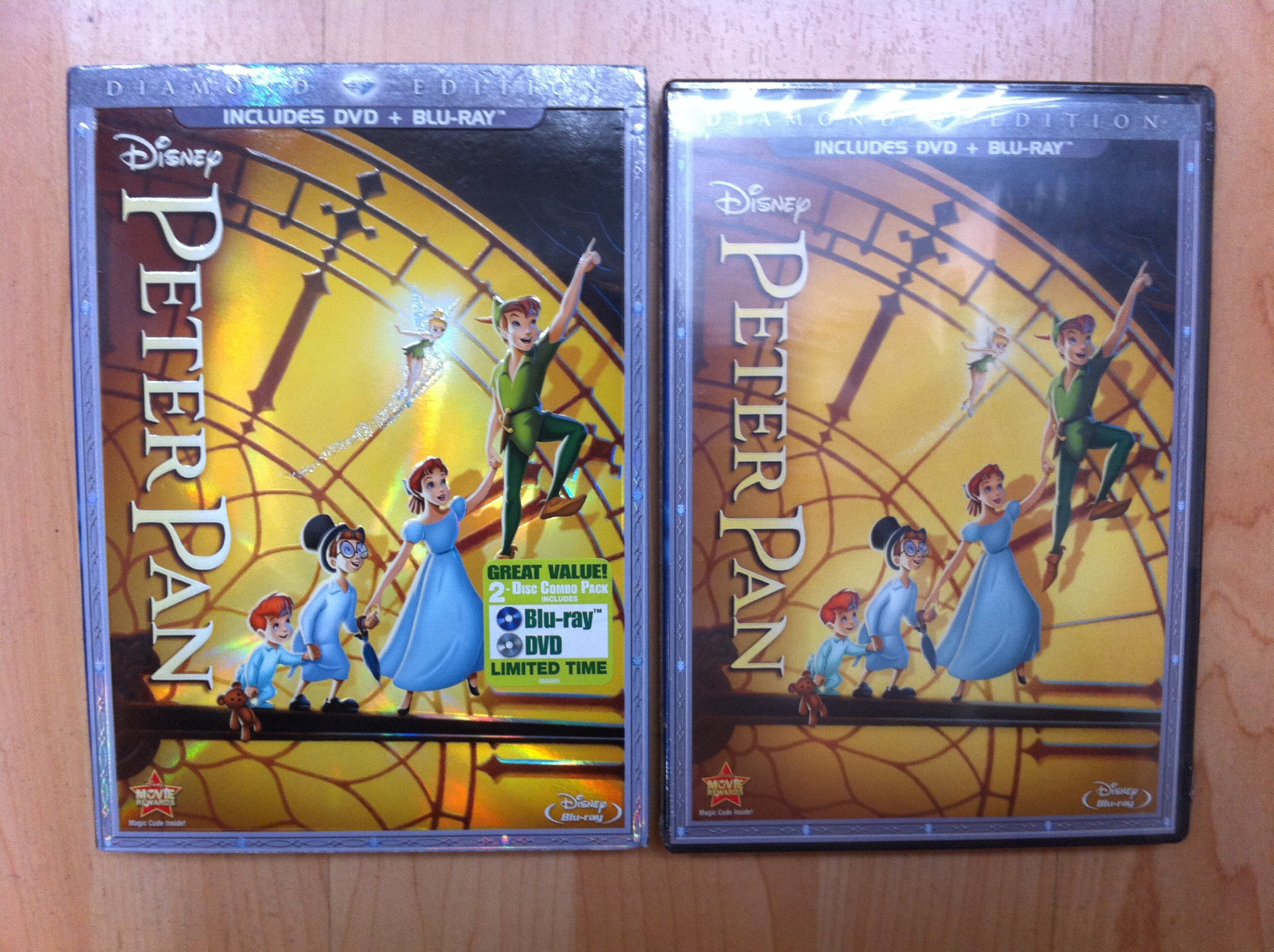 Peter Pan (Two-Disc Diamond Edition Blu-ray/DVD Combo in DVD