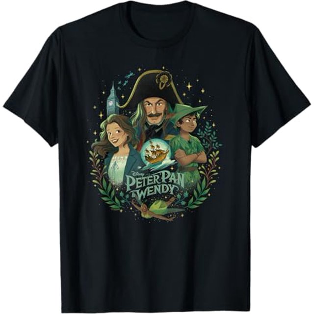 Peter Pan & Wendy Illustrated Characters + TShirt