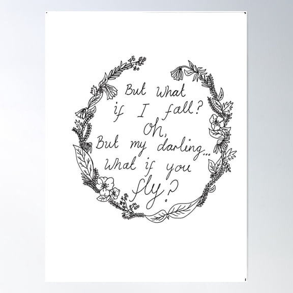 Peter Pan - What If You Fly? Poster Wall Art, Modern Wall Decor For Living Room Bedroom, 12x18 UNFRAMED