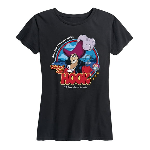 Peter Pan - Wicked Left Hook - Women's Short Sleeve Graphic T-Shirt