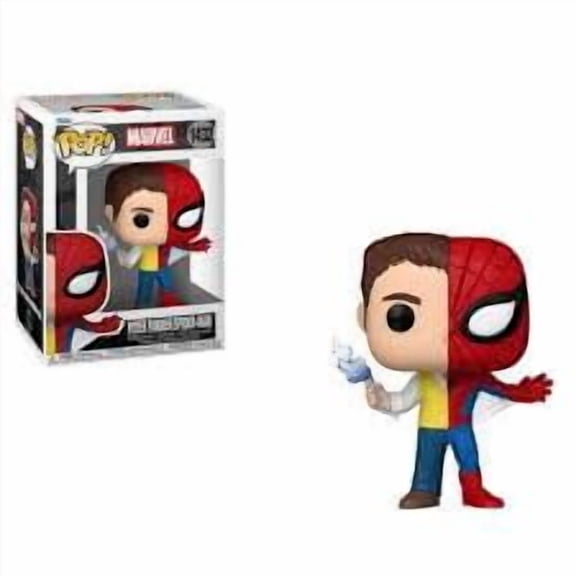 Peter Parker Spider Man 1432 Funko Pop with Protector
