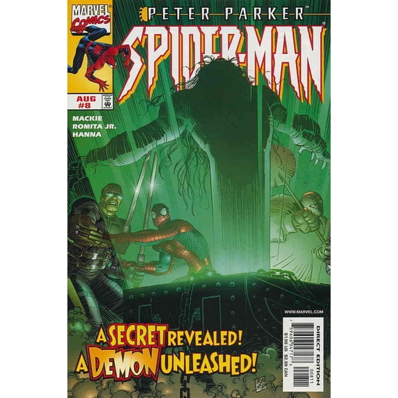 Peter Parker: Spider-Man #8 (with card) VF ; Marvel Comic Book