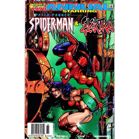 Peter Parker: Spider-Man/Elektra Annual #1998 (Newsstand) VF ; Marvel Comic Book