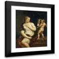 thumbnail image 1 of Peter Paul Rubens 12x14 Black Modern Framed Museum Art Print Titled - Venus and Cupid (1606-1611), 1 of 5