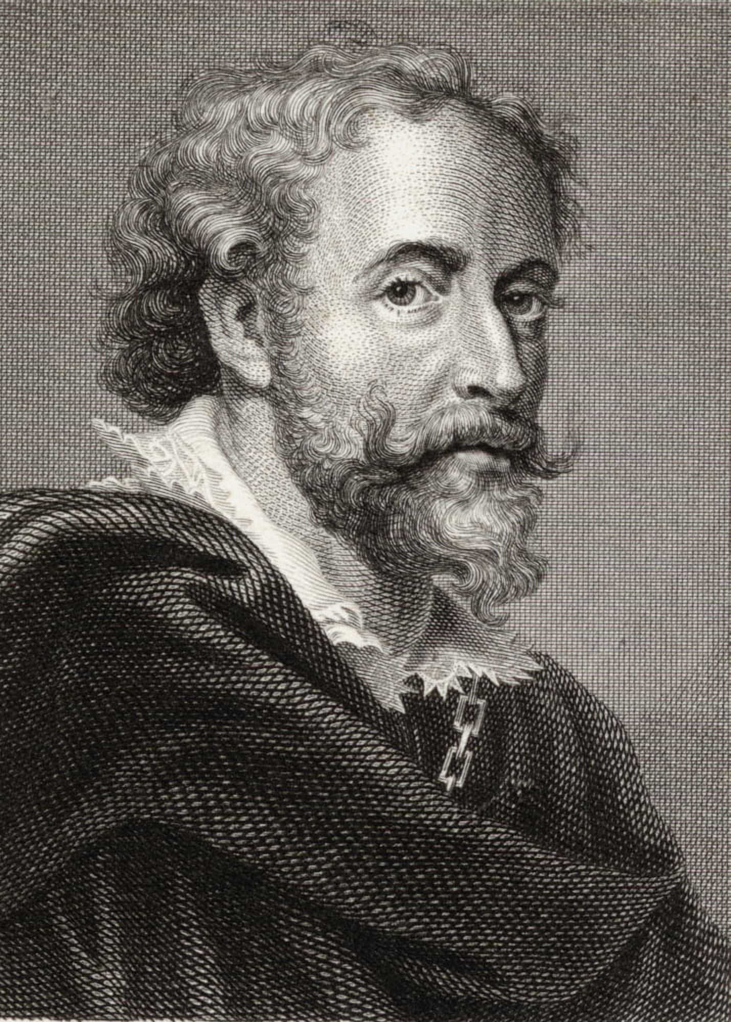 Peter Paul Rubens 1577-1640 Flemish Painter19Th Century Print Engraved By Charles Pye From A Painting By Vandyke Canvas Art - Ken Welsh Design Pics (12 x 18)
