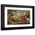 thumbnail image 1 of Peter Paul Rubens 18x14 Black Modern Framed Museum Art Print Titled - The Meeting of David and Abigail (C. 1630), 1 of 5