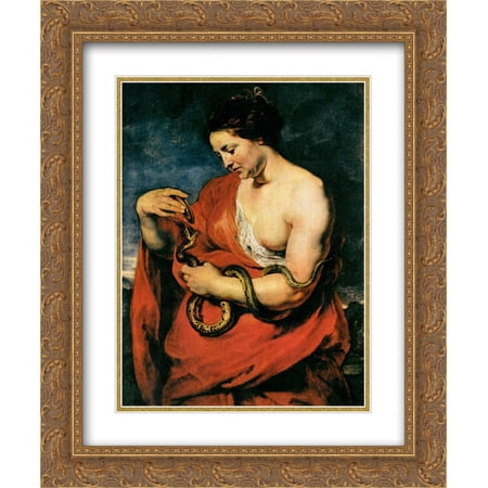 Peter Paul Rubens 2x Matted 20x24 Gold Ornate Framed Art Print 'Hygeia, Goddess of Health'