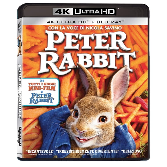 Peter Rabbit (4K Ultra-HD+Blu-Ray) (4K Ultra HD) Rose Byrne Domhnall Gleeson Sam Neill