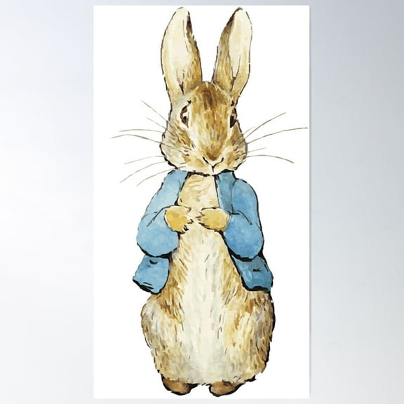 Peter Rabbit 5 Poster Wall Art, Modern Wall Decor For Living Room Bedroom, 24x36 UNFRAMED