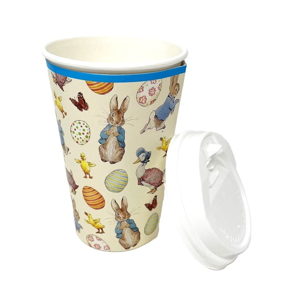 Peter Rabbit Benjamin Bunny & Jemima Puddle Duck Easter Party Hot Drink Travel Cups (24 Piece Set)